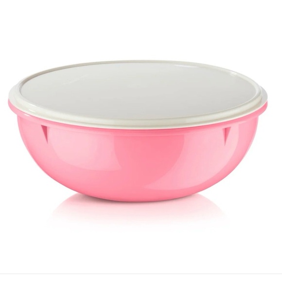 NEW (NIP)Tupperware Pink Fix-N-Mix Bowl, 26 cup capacity - Picture 2 of 8